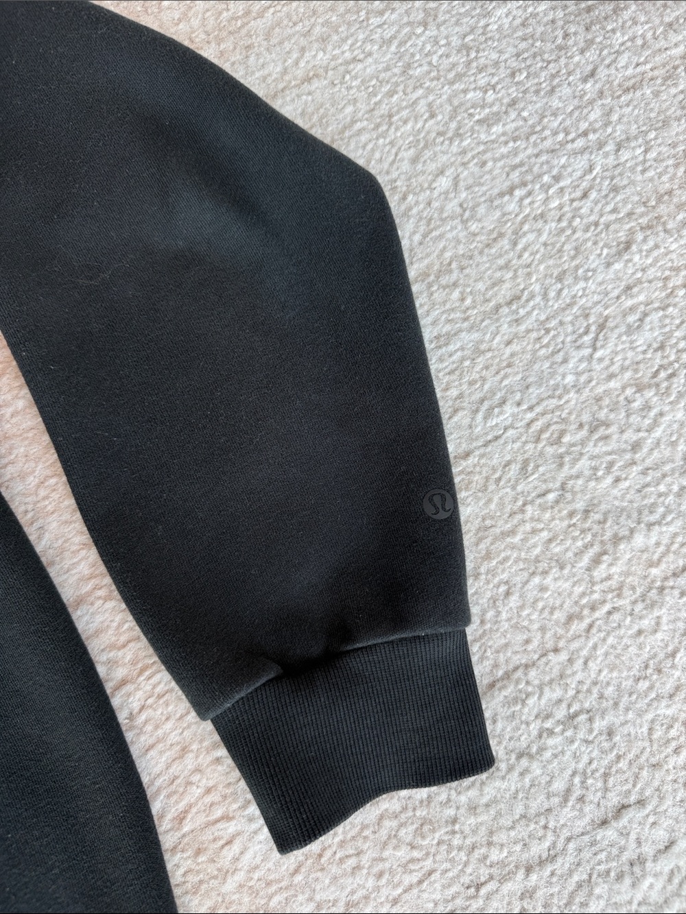 Men’s Lululemon Steady State Half zip sweater - black size L - Picture 2 of 5